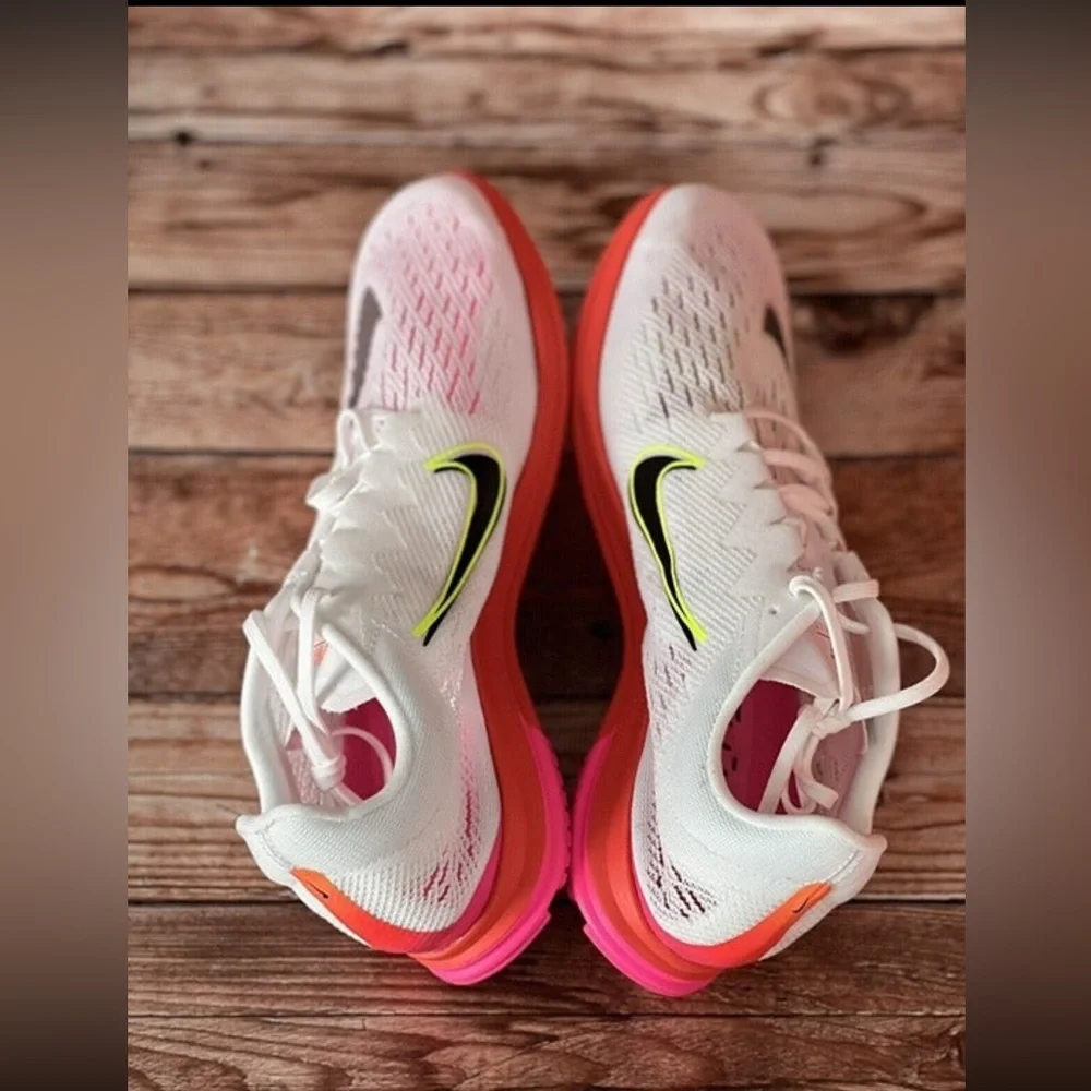 New Nike Zoom Streak LT Spike Flat Cleats White Pink Mens size‎ 11 DN1699-100